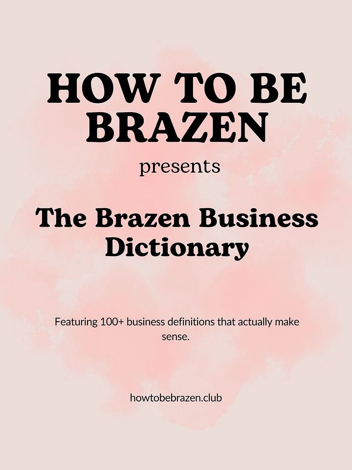 The Brazen Business Dictionary product image (1)