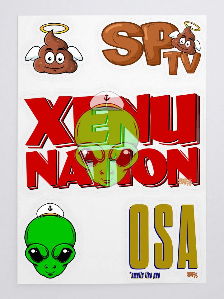 Assorted Kiss Cut Sticker Sheet product image (1)