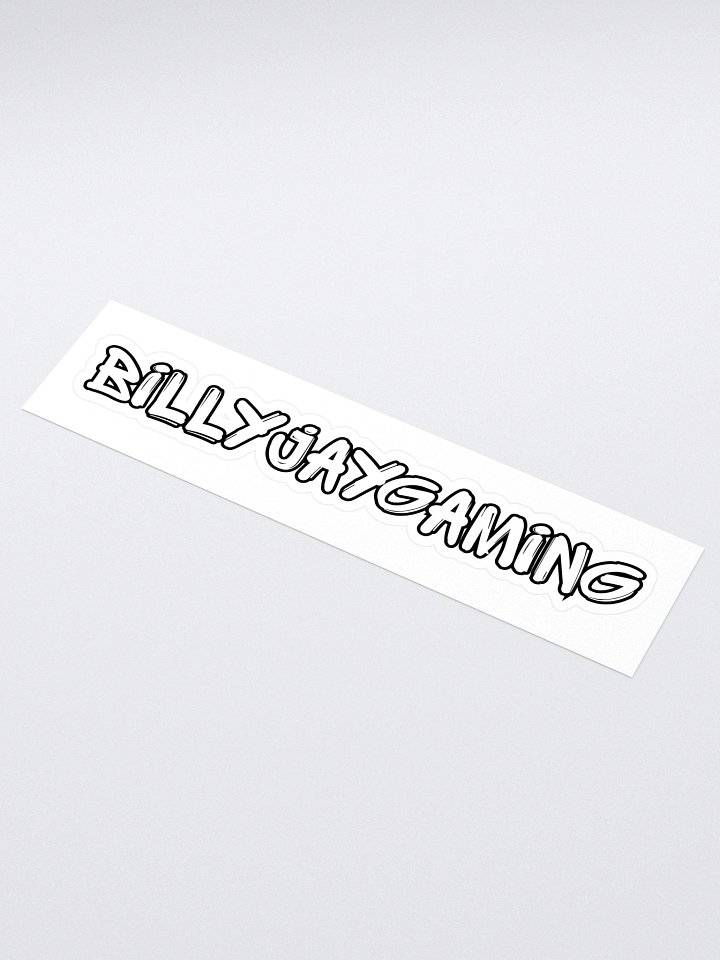 BillyJayGaming Logo Sticker #2 product image (1)