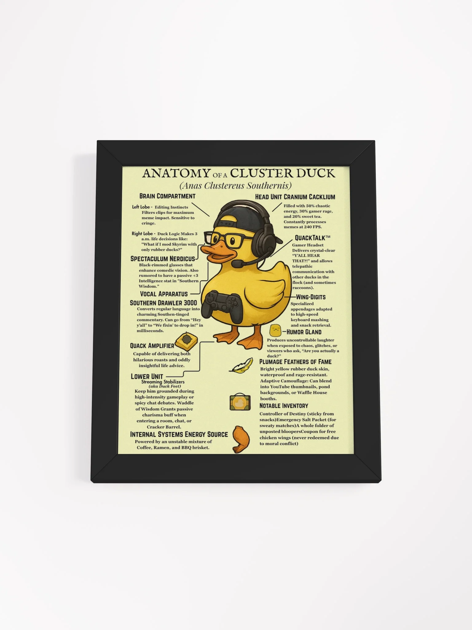 Anatomy of a Cluster Duck product image (1)