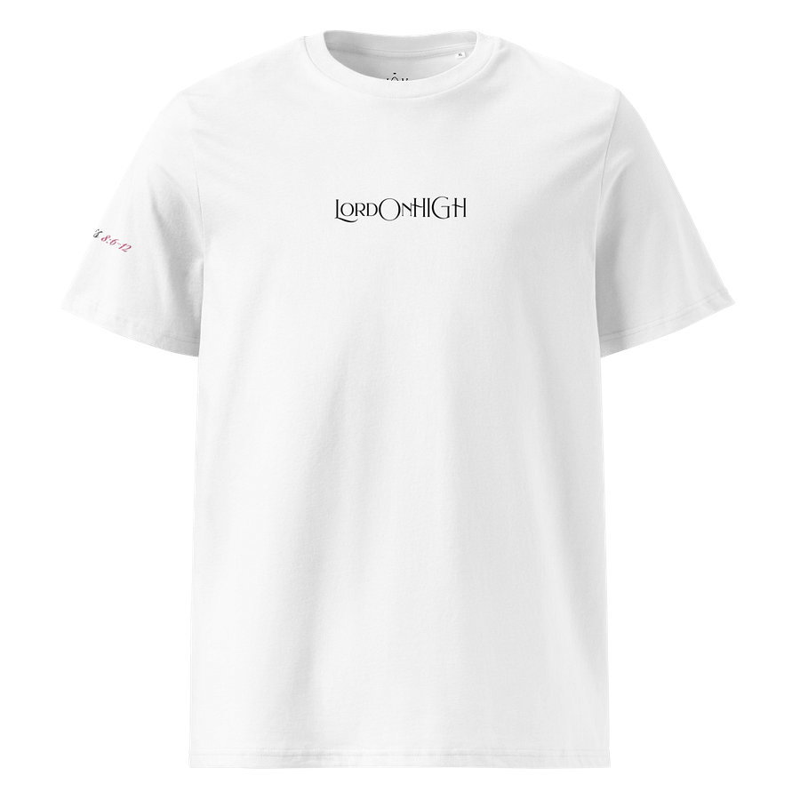 The Lord On HIGH | NEW CHAPTER | UNISEX TEE | White product image (3)