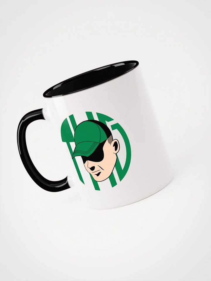 Green hockey life mug product image (1)