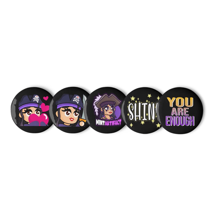 MintArtifact Emote Pins 5 Pack product image (2)
