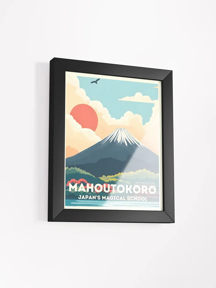 Mahoutokoro Magical School Vintage Travel Poster product image (2)