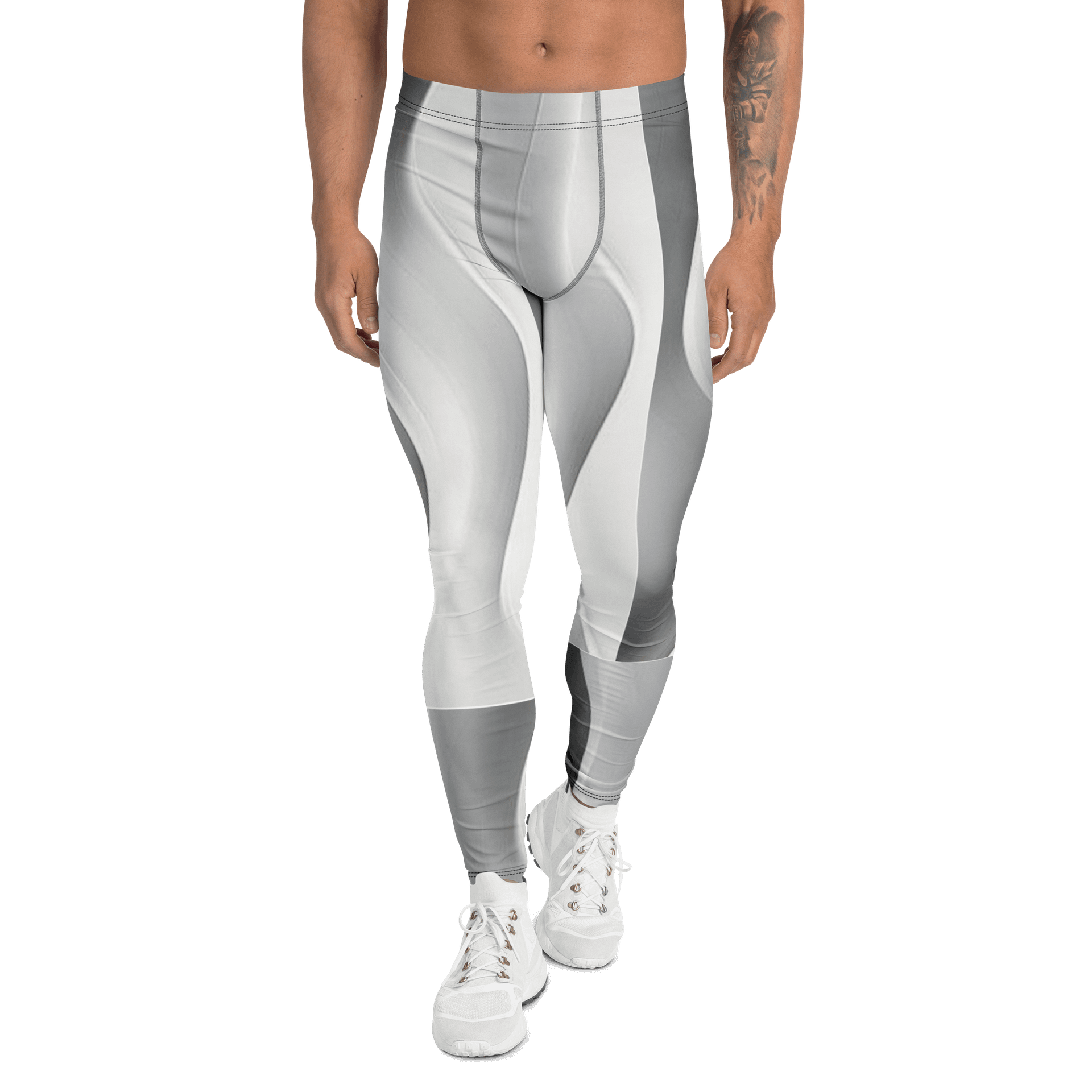 Futuristic Armor Style Print Men's Leggings product image (1)