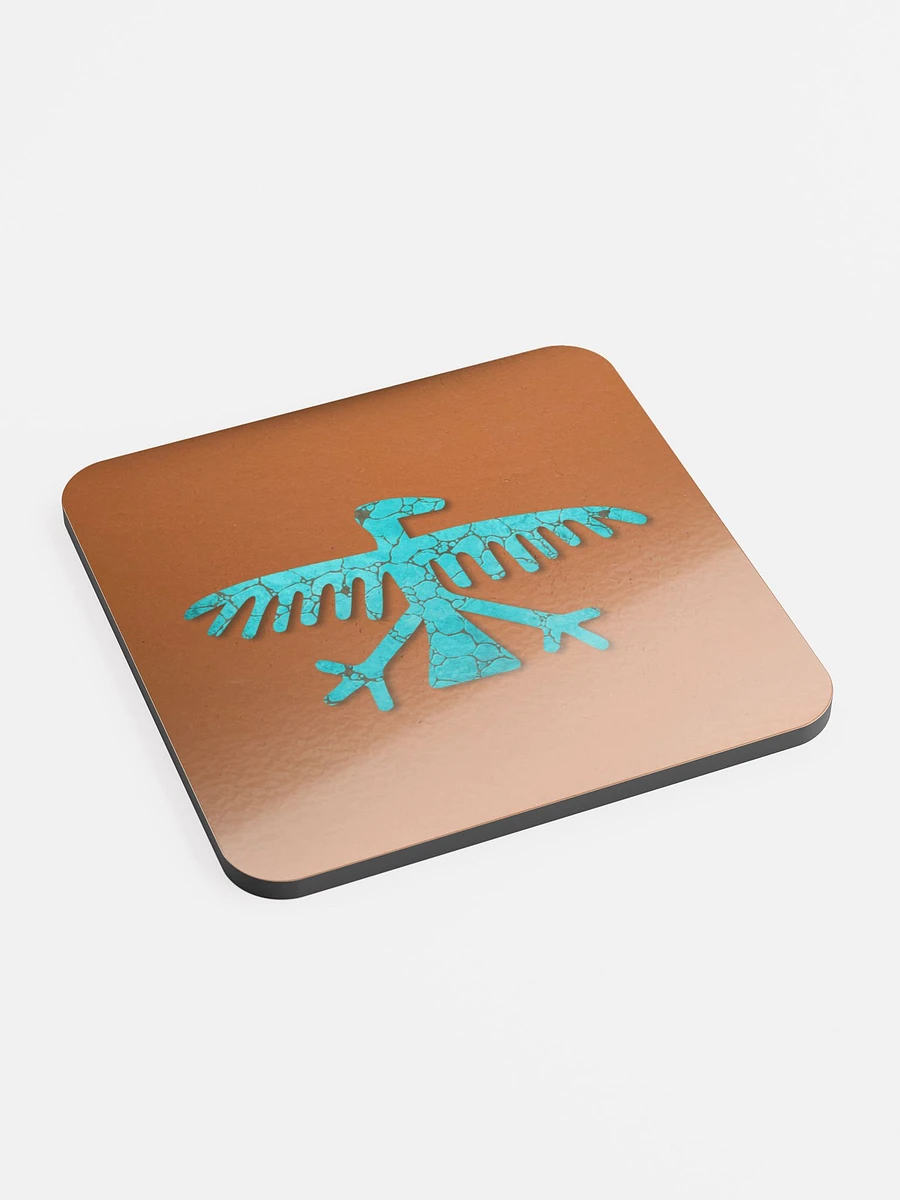 Turquoise Condor Beverage Coaster product image (2)