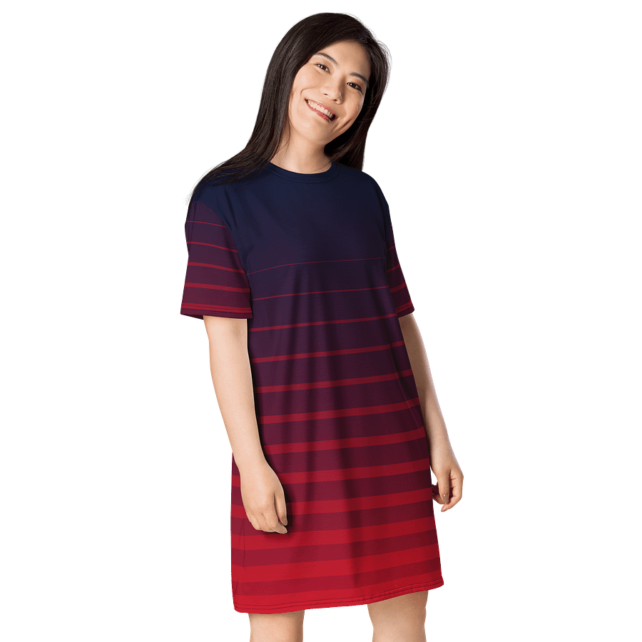 Gradient Stripes All-Over Dress product image (4)