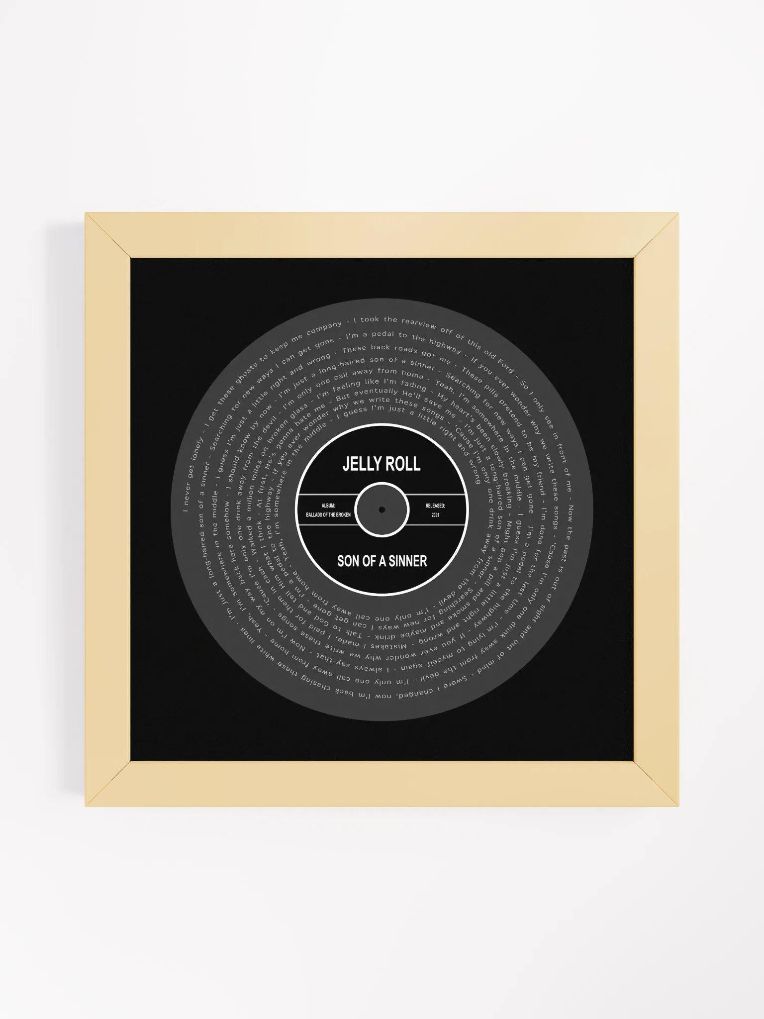Jelly Roll - Son of a Sinner Vinyl Poster product image (11)