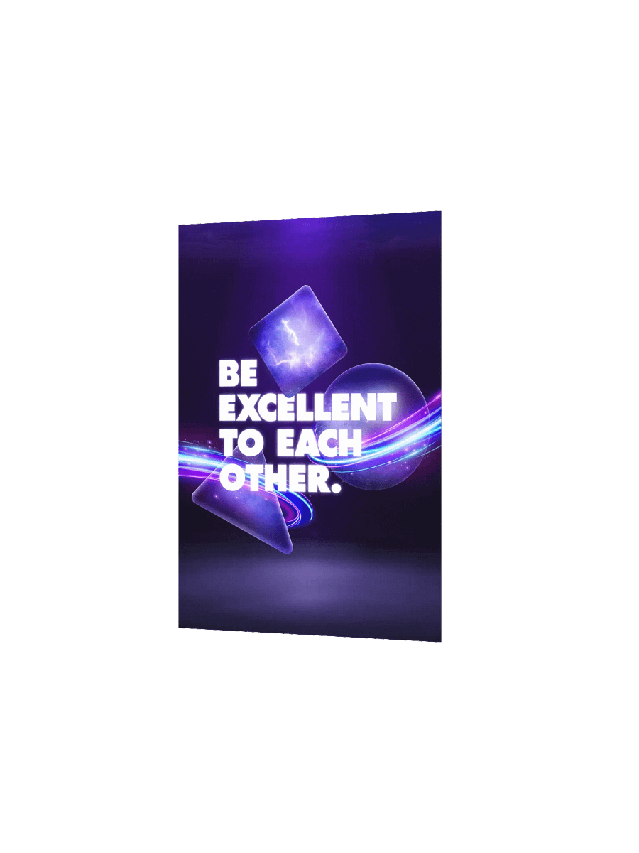 Zamn's Be Excellent Poster: Print Only product image (2)