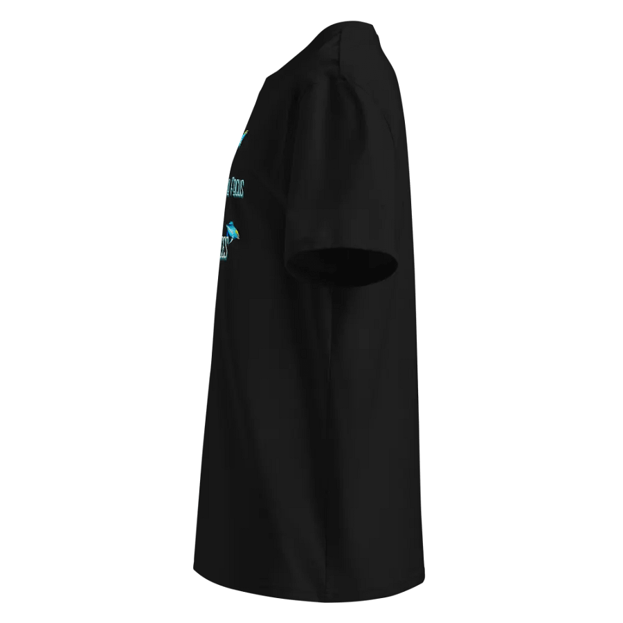 Pisces, 2 Fish 0 Focus Total Pisces , Black Tee product image (2)