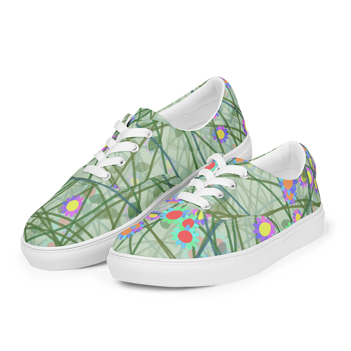 Floral Harmony Women's Lace-Up Shoes product image (1)