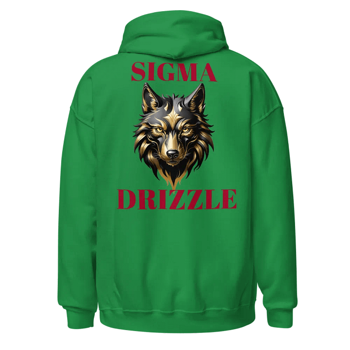 SIGMA DRIZZLE WOLF HOODIE (GREEN) product image (1)