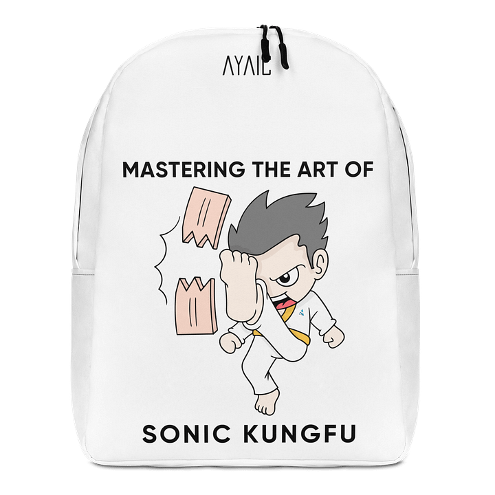 Minimalist Sonic Kungfu Backpack product image (1)
