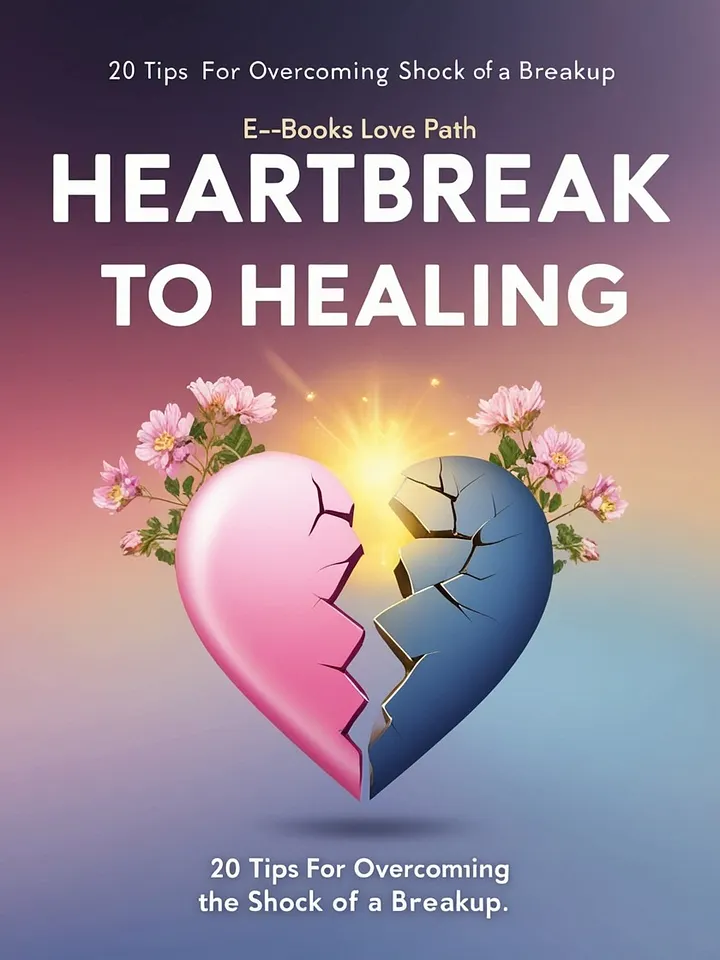 Heartbreak to Healing: 20 Tips for Overcoming the Shock of a Breakup product image (1)