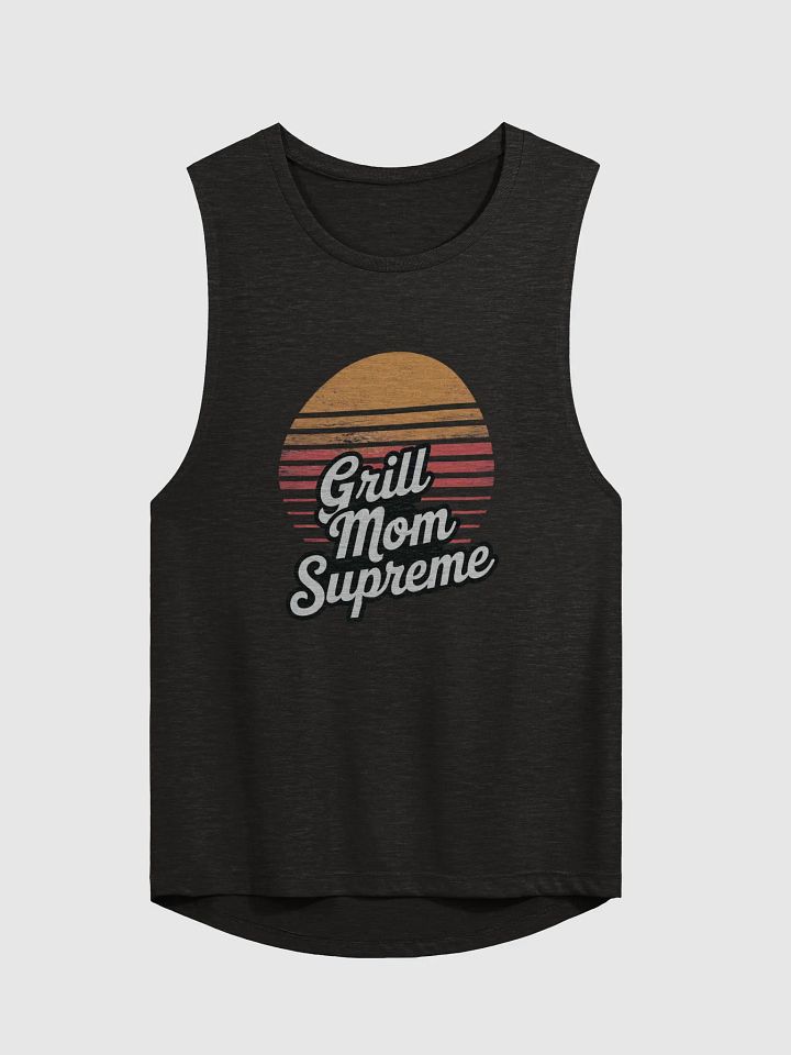 Retro Sunset Grill Mom Supreme Muscle Tank product image (1)