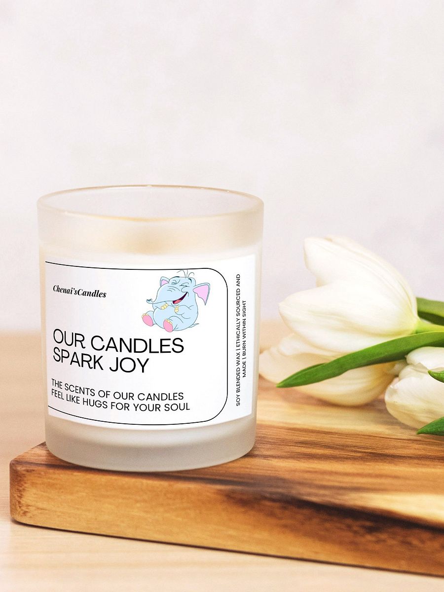 Joy Frosted Candle product image (4)