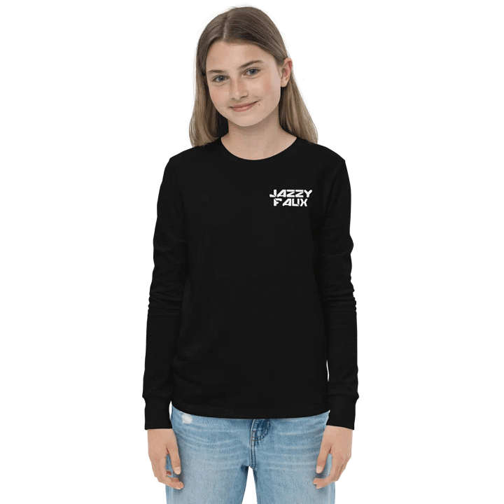 Kids Size "JazzyFaux" Long Sleeve T-Shirt product image (1)