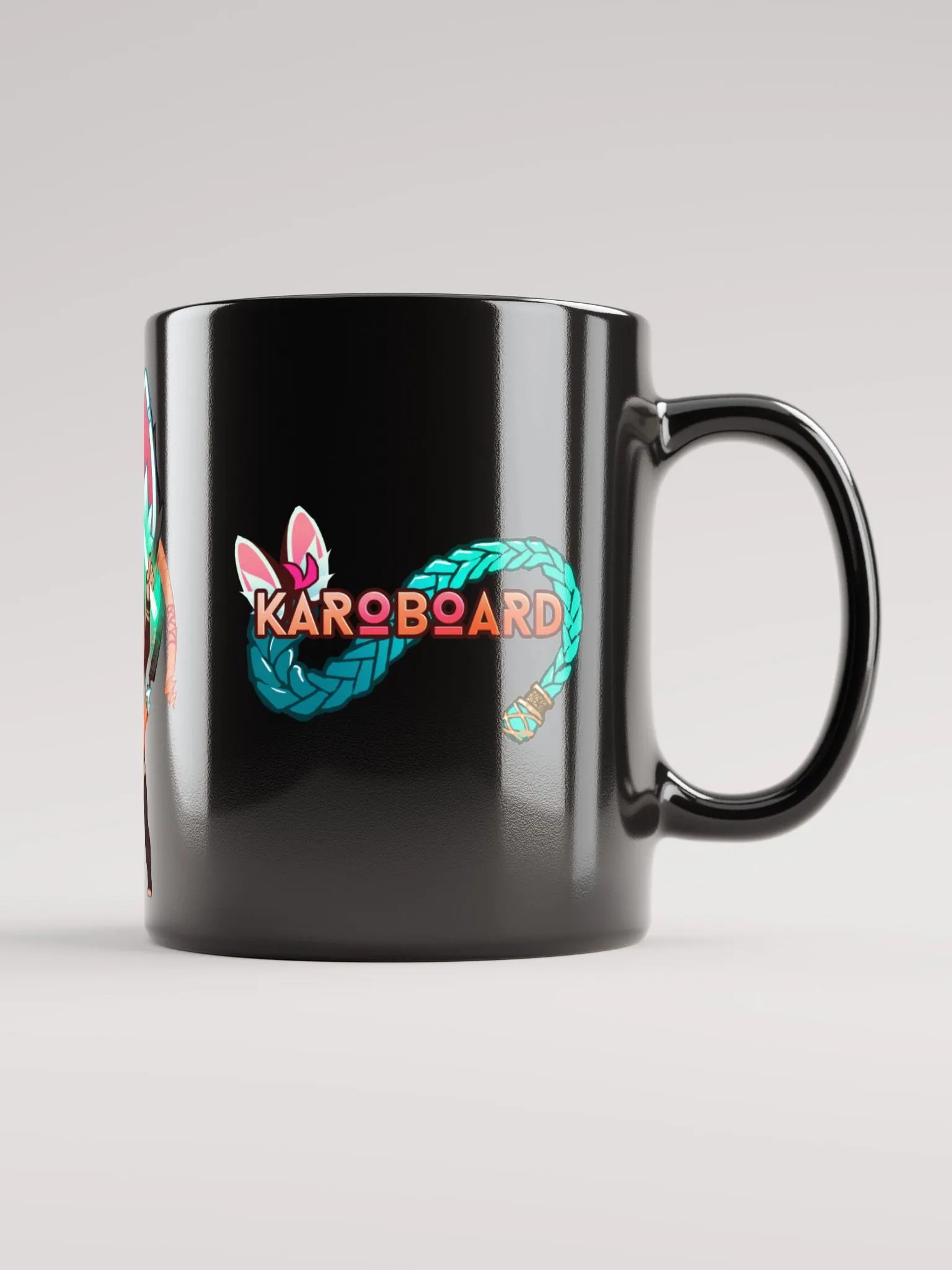 Karo Rave Black Glossy Mug product image (6)