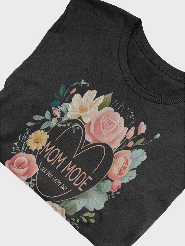Mothers Day Floral Wreath Mom Mode T-Shirt product image (2)