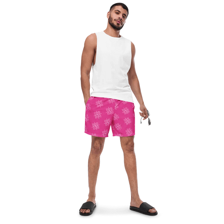 Summer Gamer Boys Swim Trunks (PINK) product image (2)