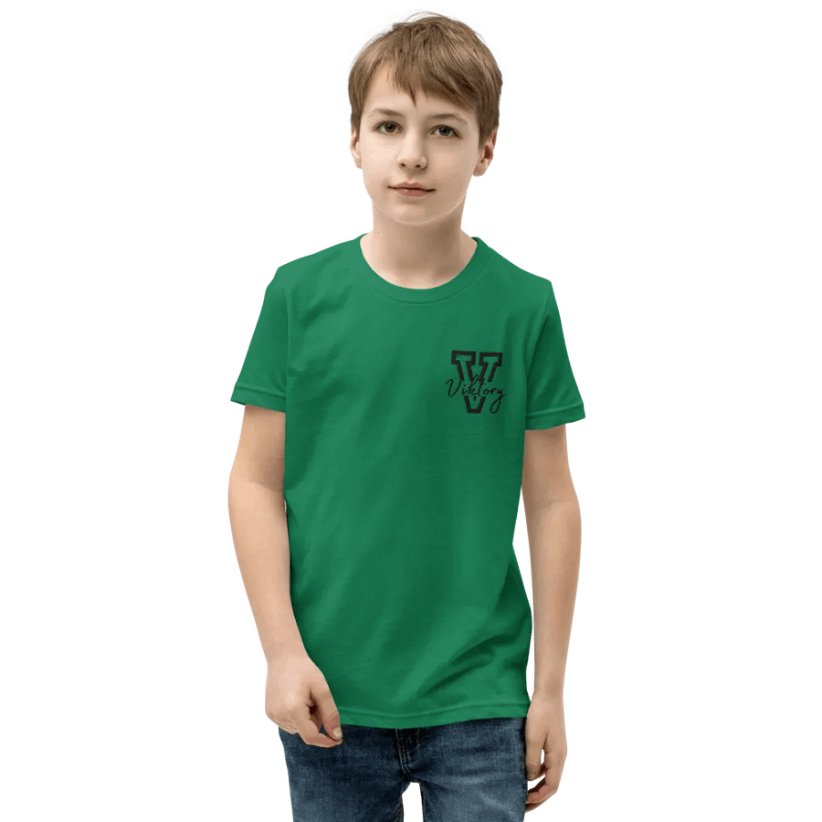 Kids Shirt Green (black logo) product image (7)