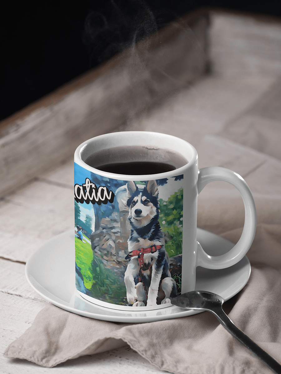YOUR BEST FRIENDS! / MUG WITH PERSONALIZED NAME / DIGITAL ART product image (1)
