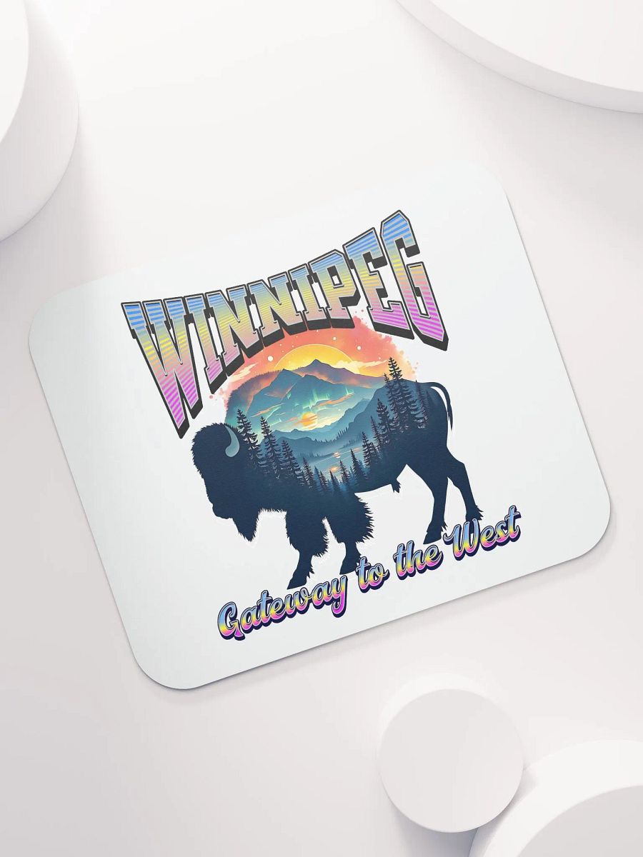 Winnipeg Gateway To The West Bison Adventure Mouse Pad product image (5)