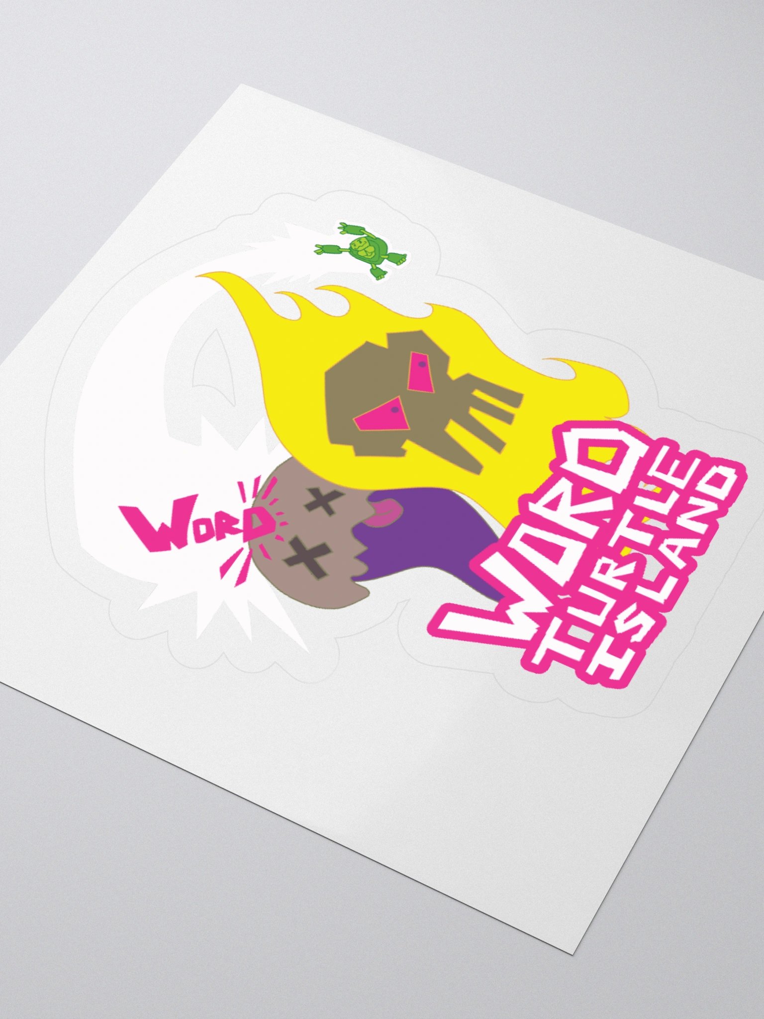 Who Did That? Word Turtle Island Sticker product image (7)