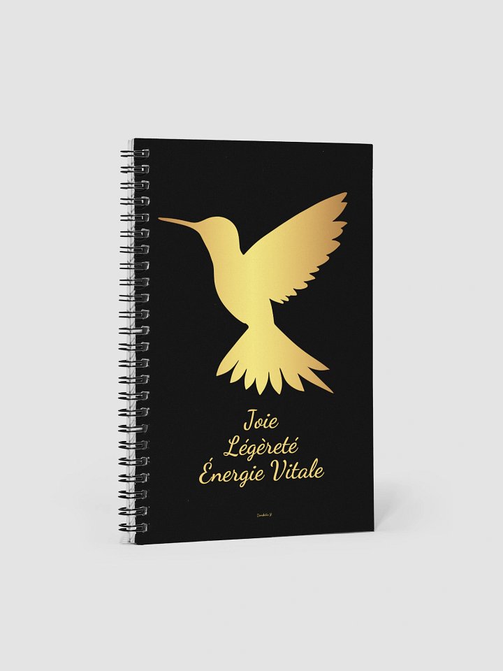 Carnet Symbole Doré - Colibri - NoteBook Cadeau Symbolique product image (1)