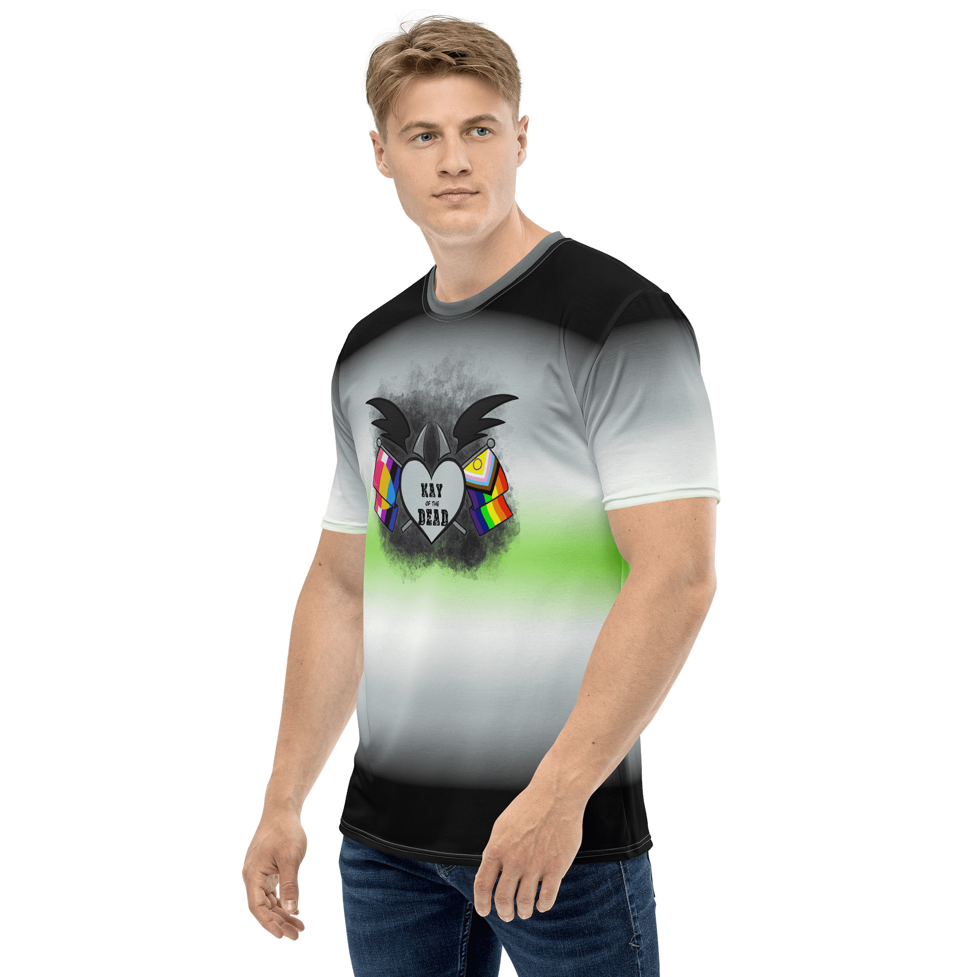 Kay_of_the_Dead Pride Logo Agender Pride Tee product image (3)