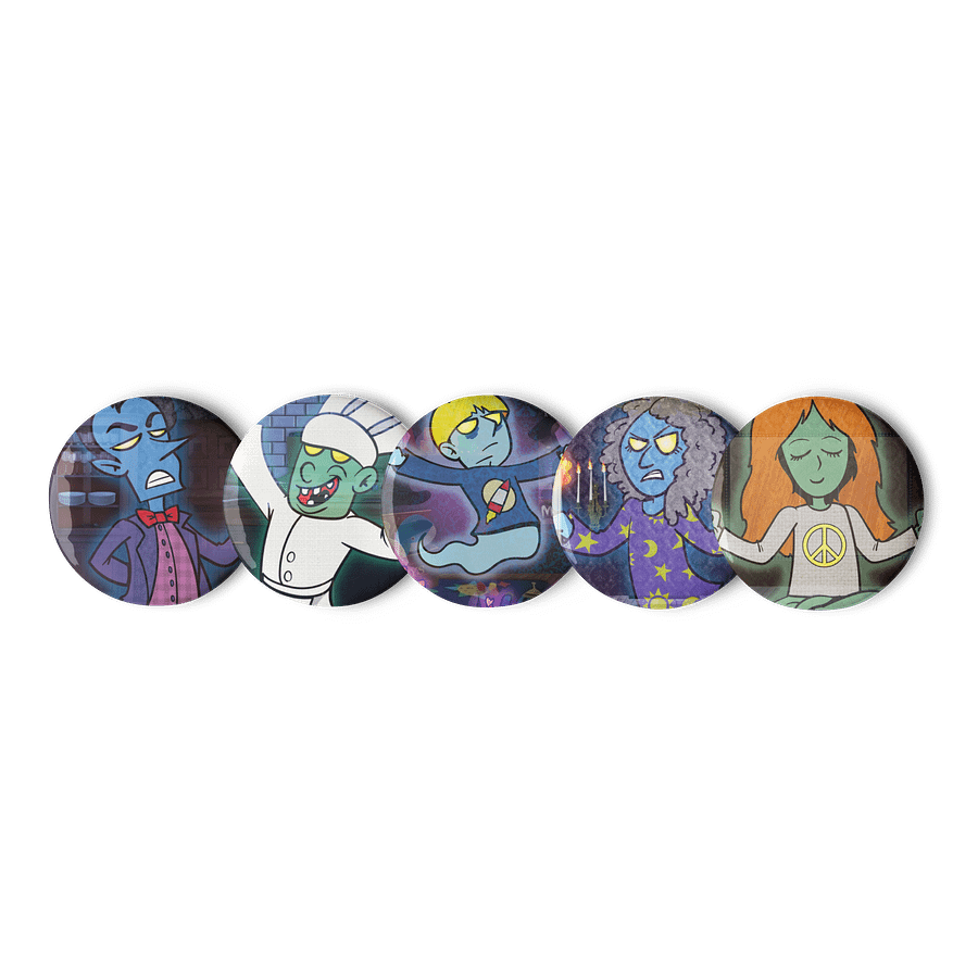 Luigi's Mansion 4 Concepts Pin Set (Wave 1) product image (1)
