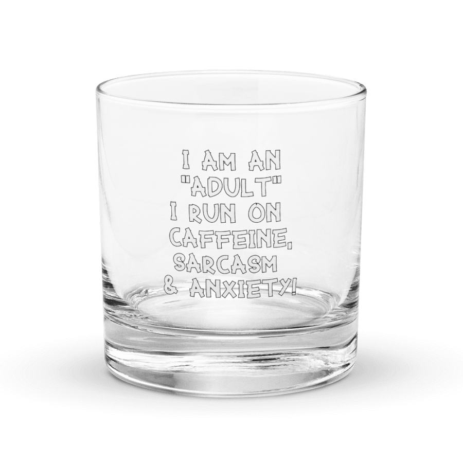 "ADULT" Rocks Glass product image (1)