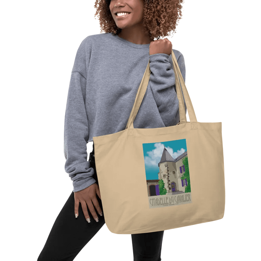Eco Friendly Tote Bag with Château illustration product image (5)