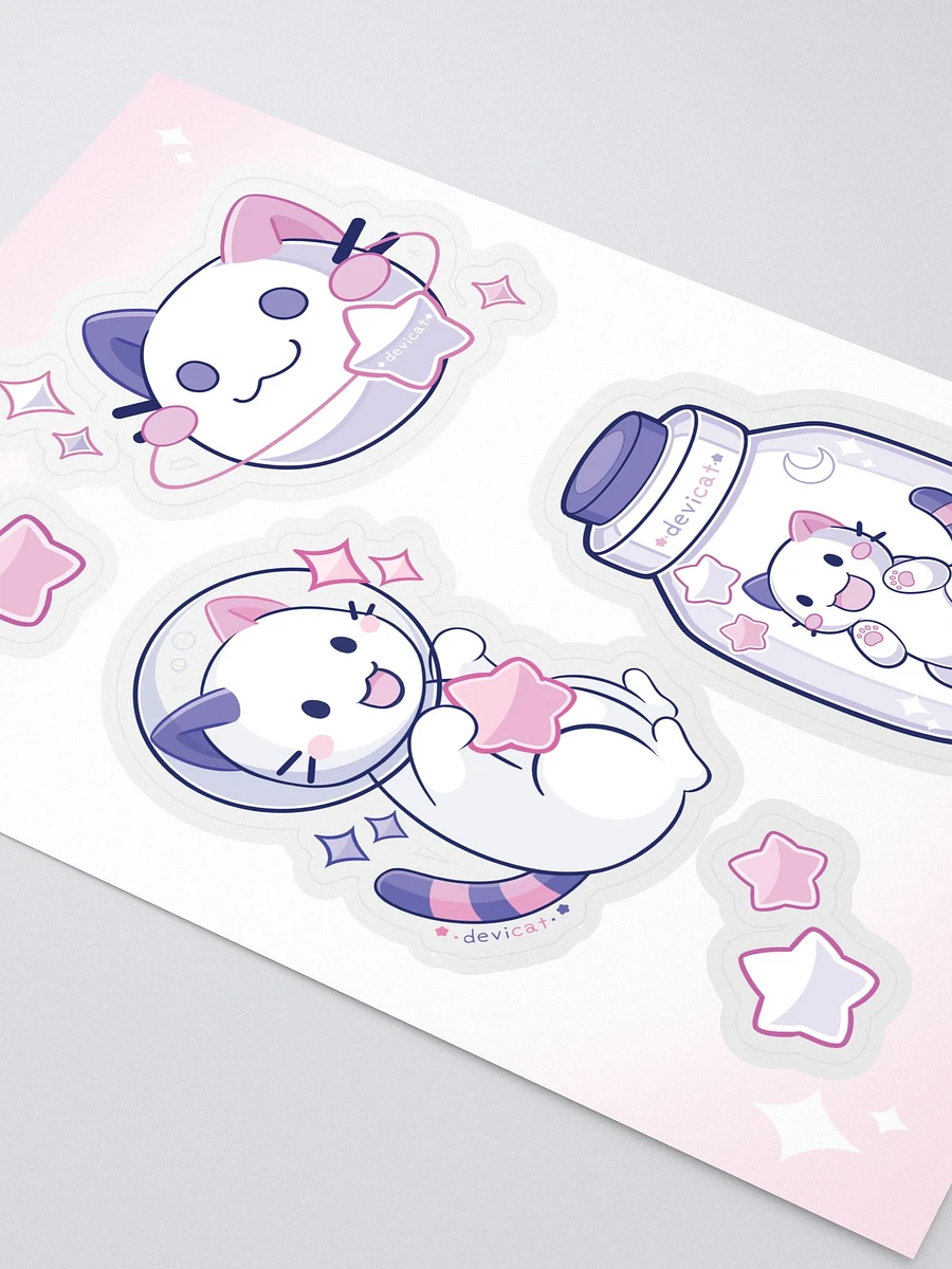 Sticker Sheet • CandiCat Space Cat product image (2)