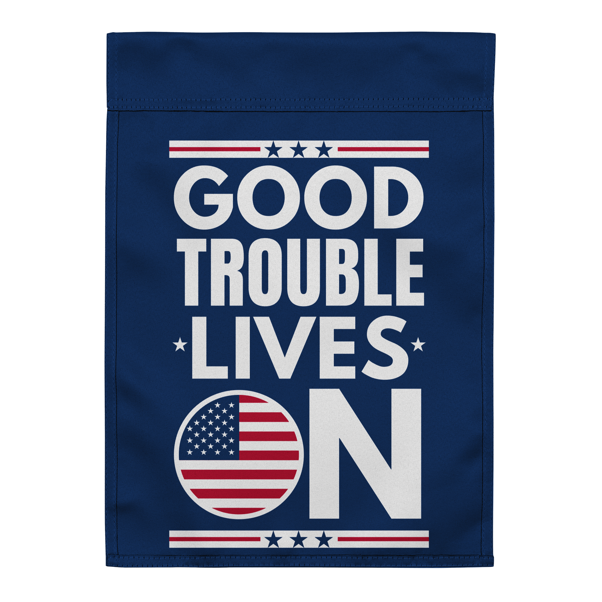 Good Trouble Lives on Garden Flag Patriotic Yard Sign Porch Decor for Outdoor, Indoor product image (2)