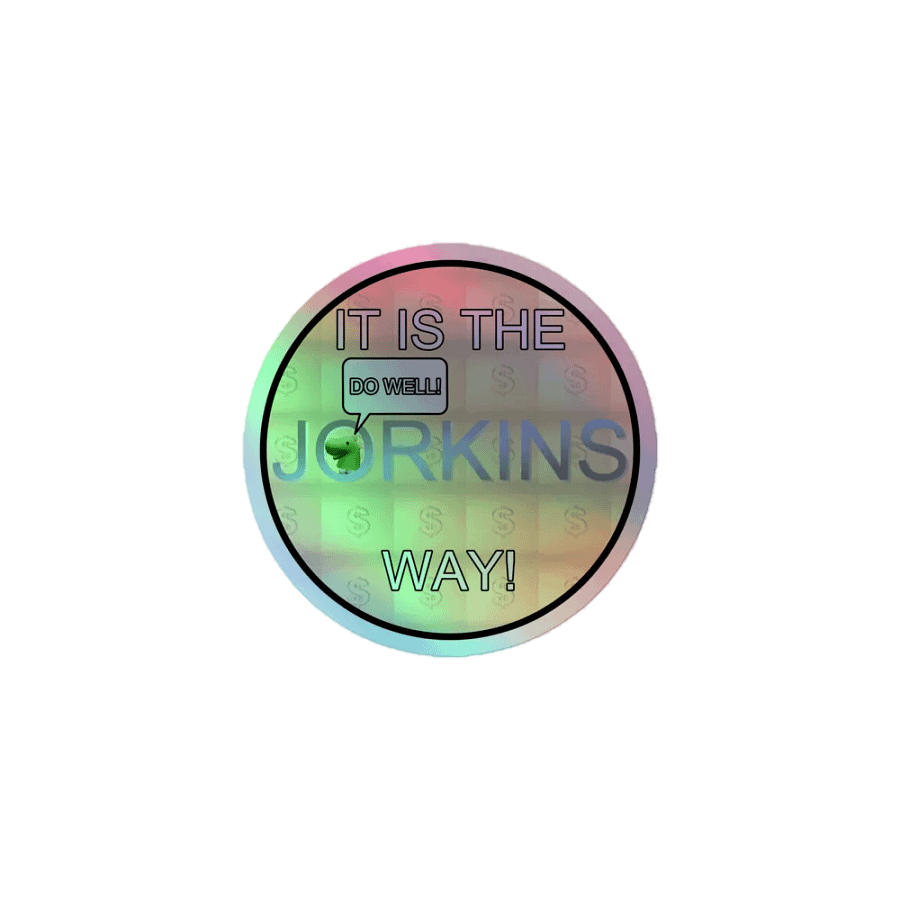 Jorkins Holographic Sticker product image (1)