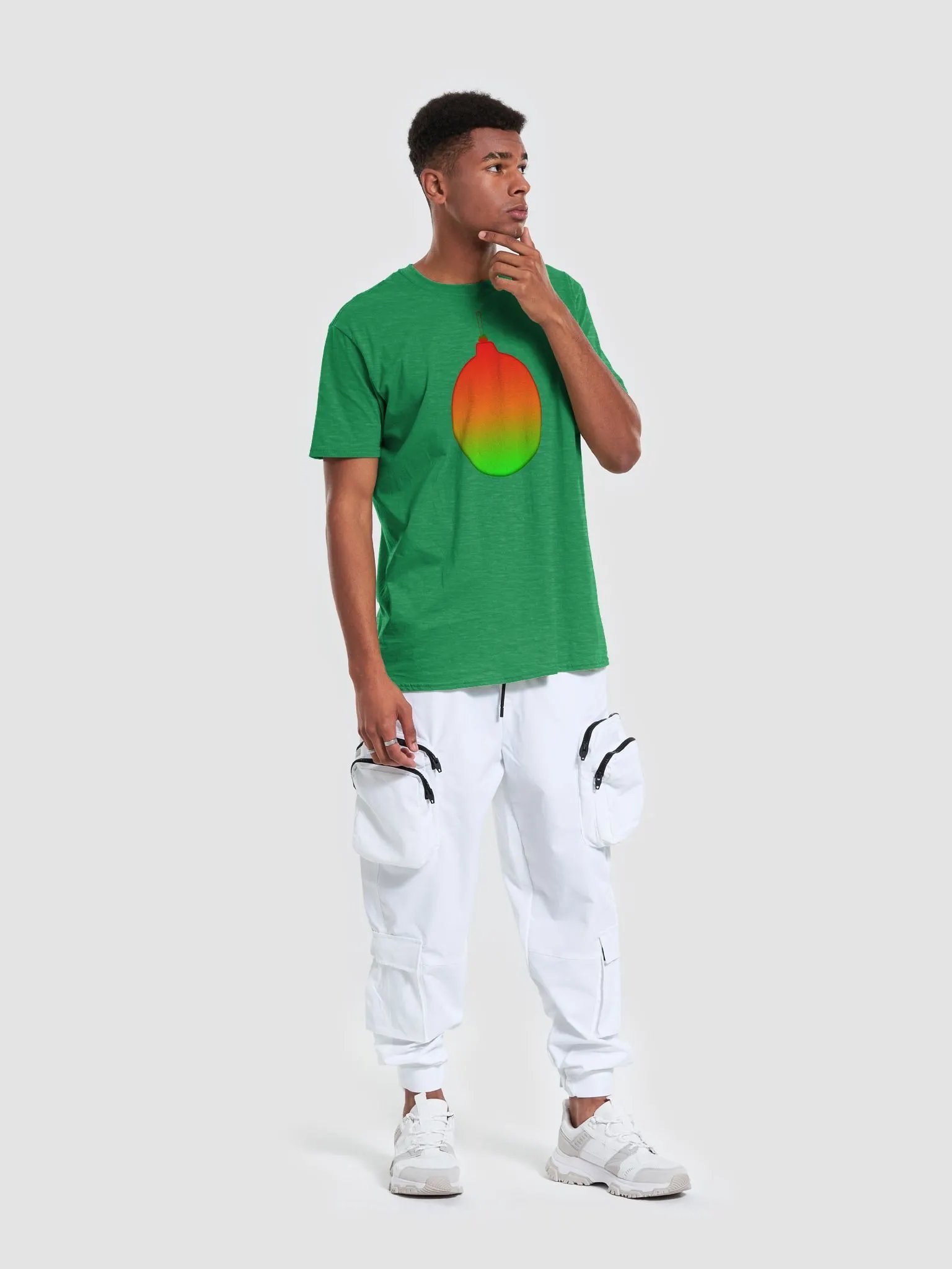 Christmas Ball Ornament Unisex Softstyle T-Shirt product image (7)