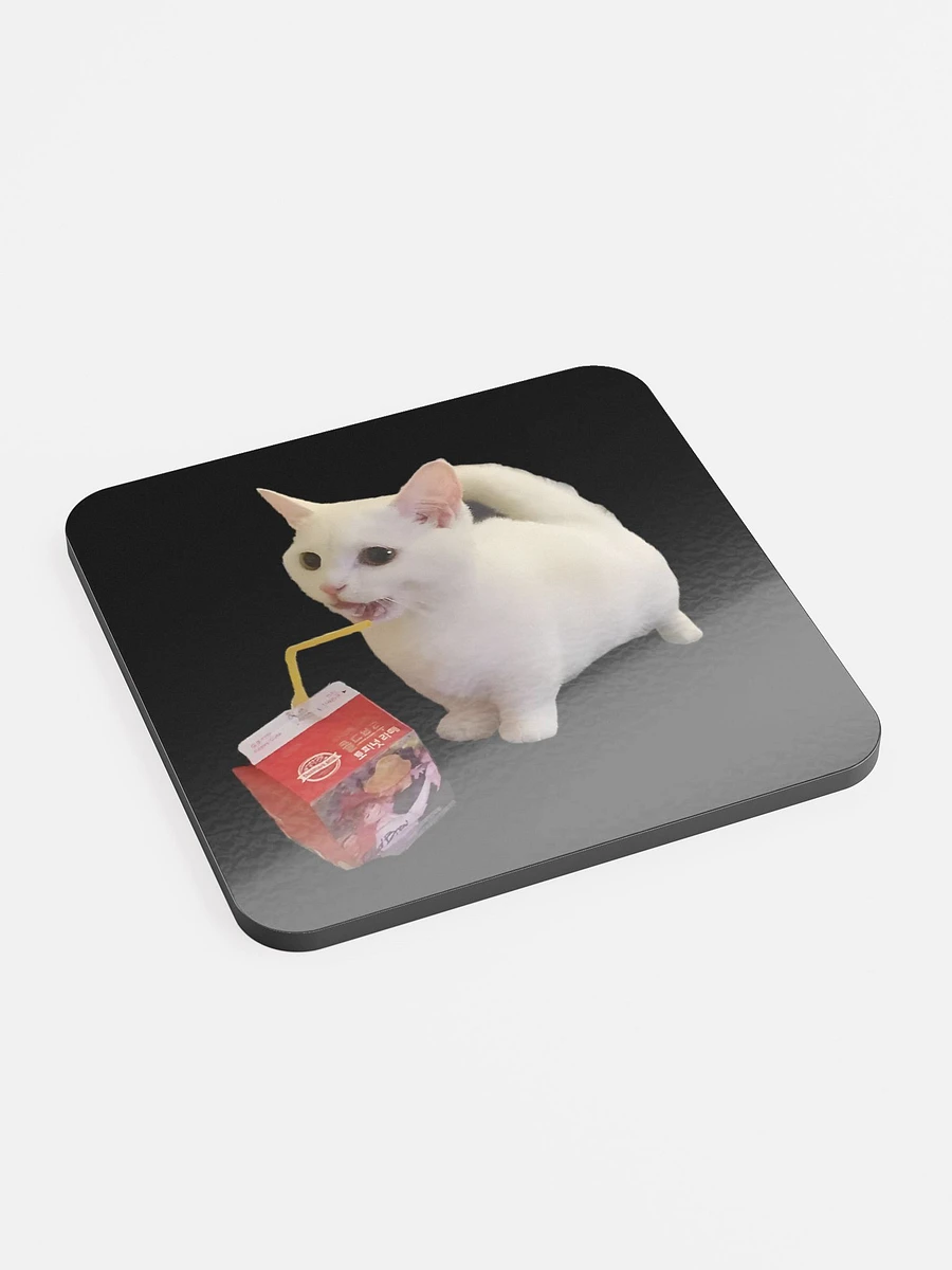 Glossed Cork Coaster: Meme Cats product image (2)