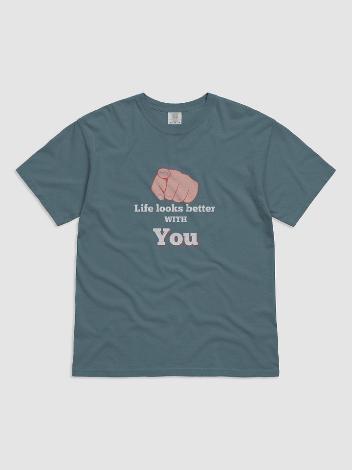 Trust The Connection: "Life Looks Better with You" Statement Tee product image (4)
