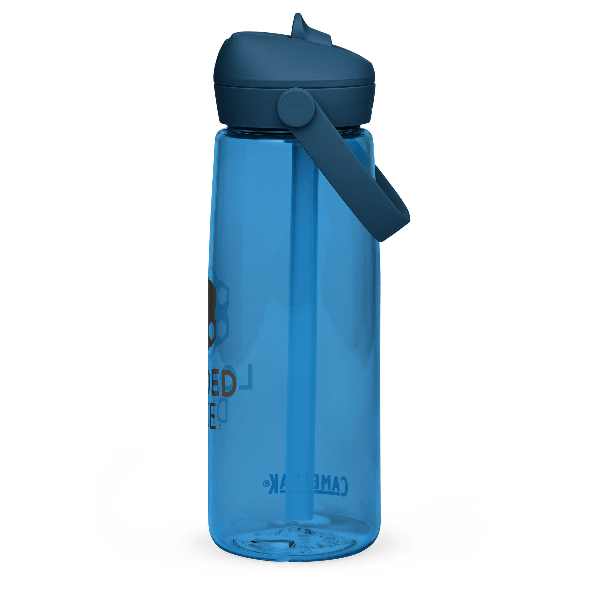 Loaded Dice Graphic Water Bottle Blue product image (2)