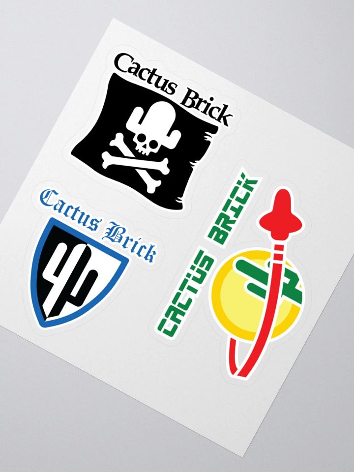 Cactus Brick Sticker Pack product image (2)