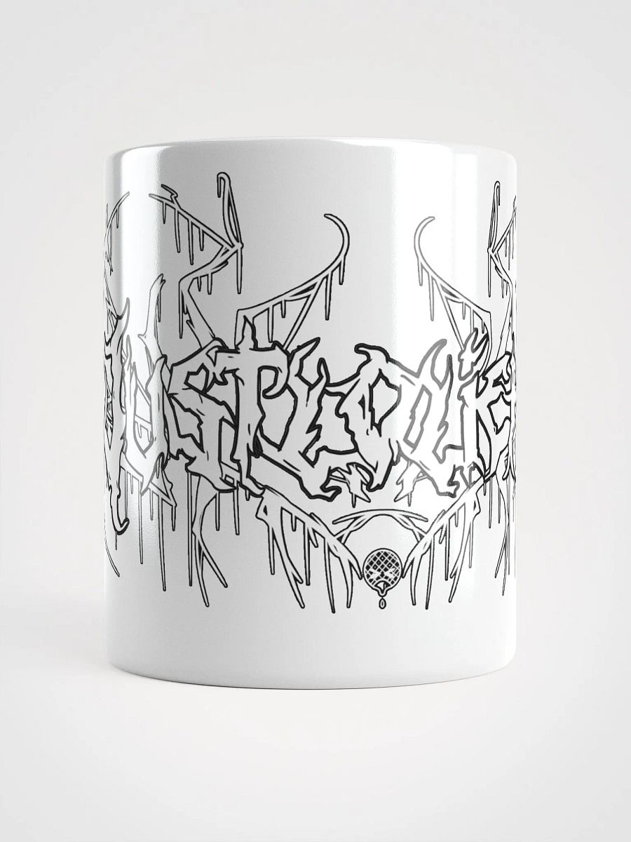 Justloliehh metal logo White MUG product image (1)