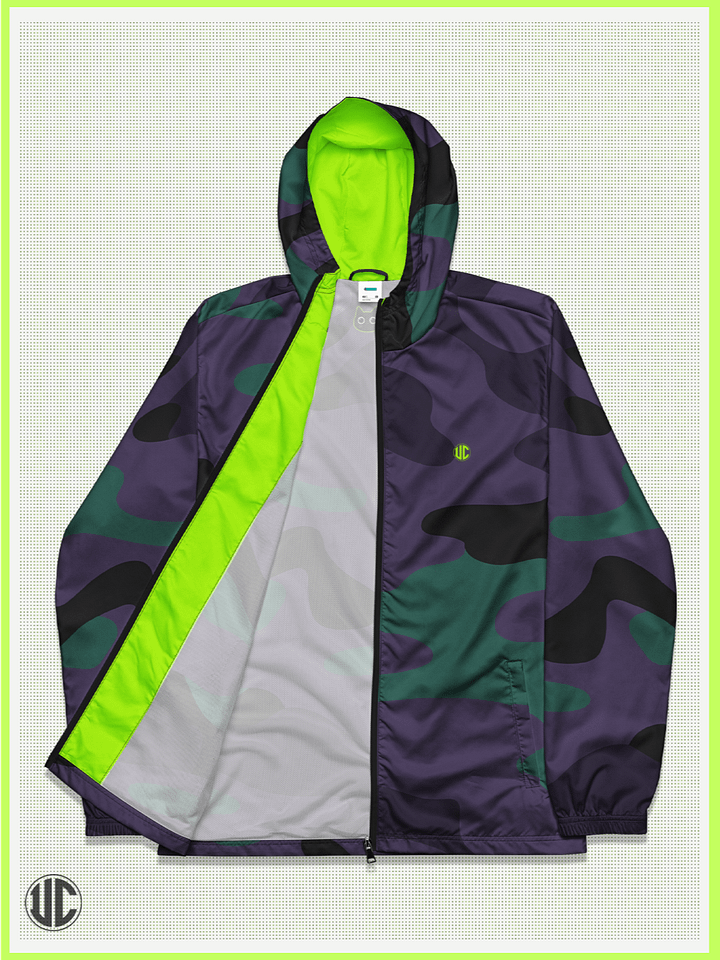 Midnight Purple Camo – Windbreaker product image (1)