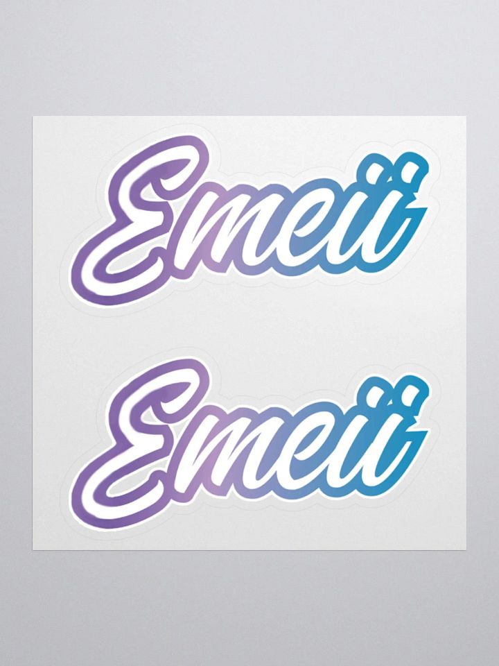 ''Emeii'' Autocollants coupés product image (1)