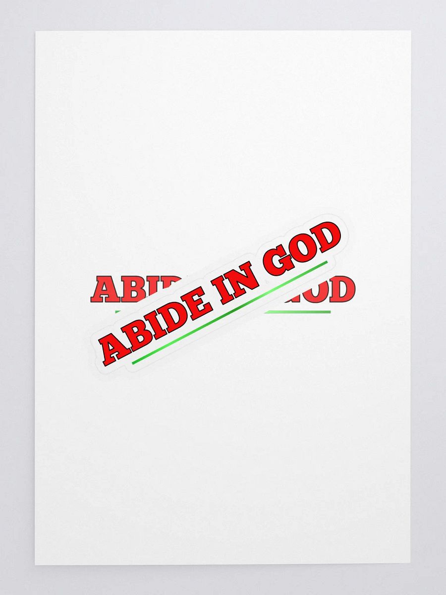 Abide in GOD product image (3)