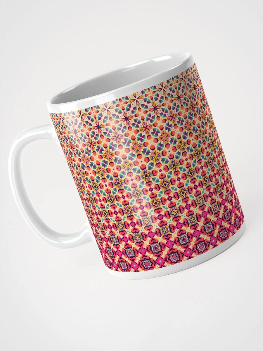 Romantic Intertwined Hearts & Flowers Ceramic Mug product image (3)