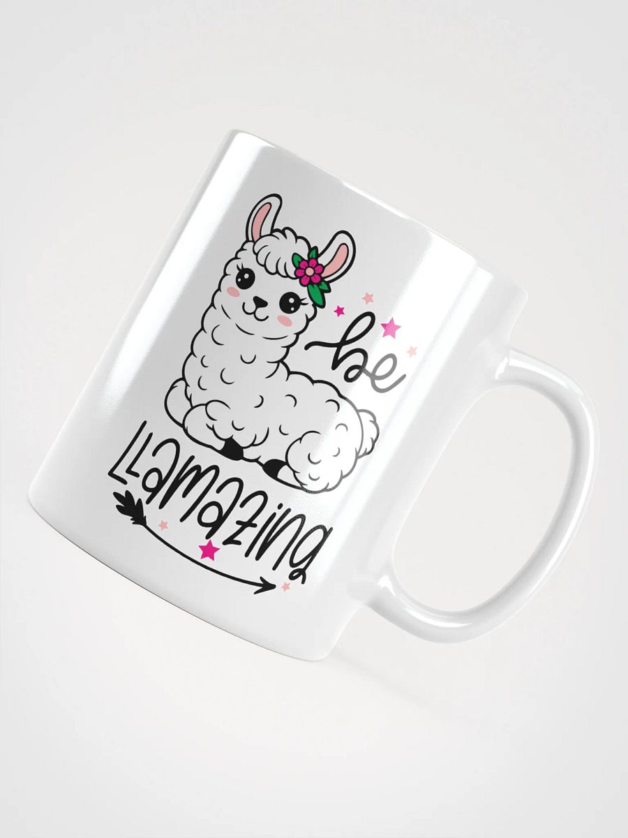 Llamazing White Glossy Mug product image (4)