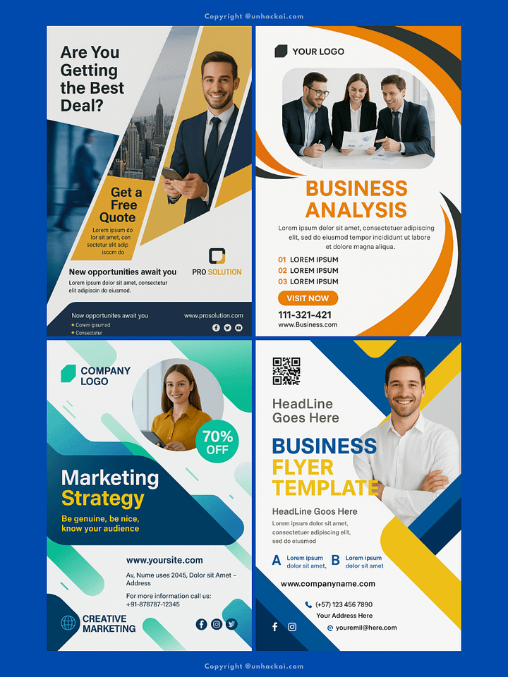 ChatGPT corporate and business flyer prompts product image (2)