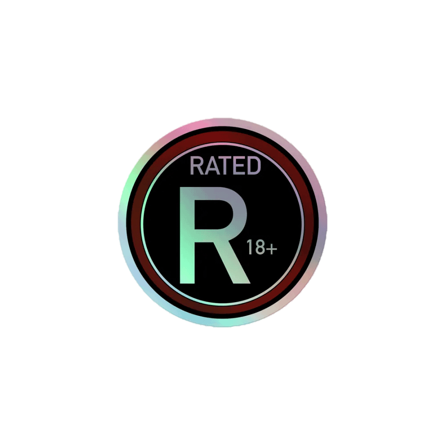 Rated R Holo Sticker product image (1)