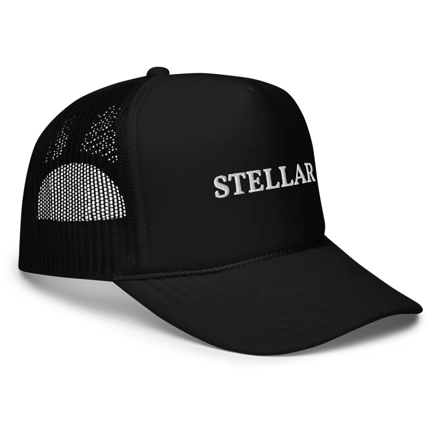 Stellar Crypto Hat - Embroidered Trucker Cap product image (3)